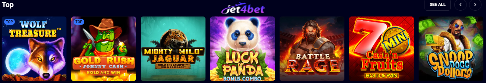 Pokies at Jet4bet Casino